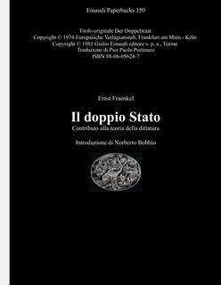 Ernst Fraenke - Il doppio Stato. Contributo alla teoria della dittatura (1983)