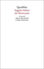 Alfonso Berardinelli, Matteo Marchesini (a cura di) - Saggisti italiani del Novecento (2025)