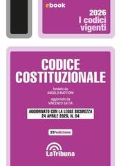 Vincenzo Satta (a cura di) – Codice costituzionale (2026)